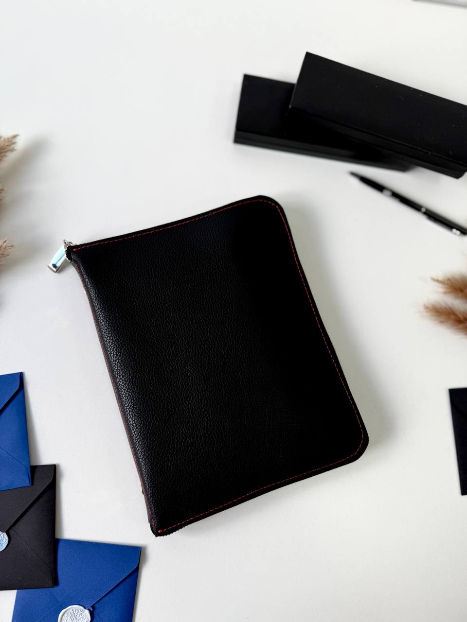 Leather zipper notebook. Natural Leather Planner A5, Ringbuch a5, Leather template, A5 ring binder,Binder a5,Leather wallet template,Binder