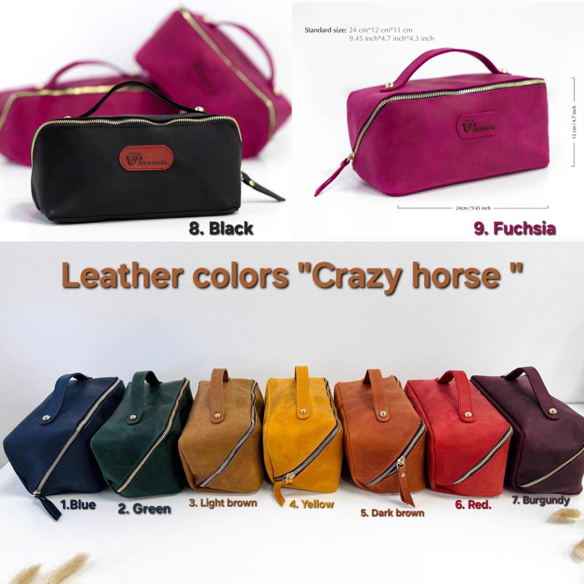 Leather Planner notebook cover A5, Leather Bullet Journal,Leather Sketchbook,Executive Leather Planner,Handmade Leather crazy horse.