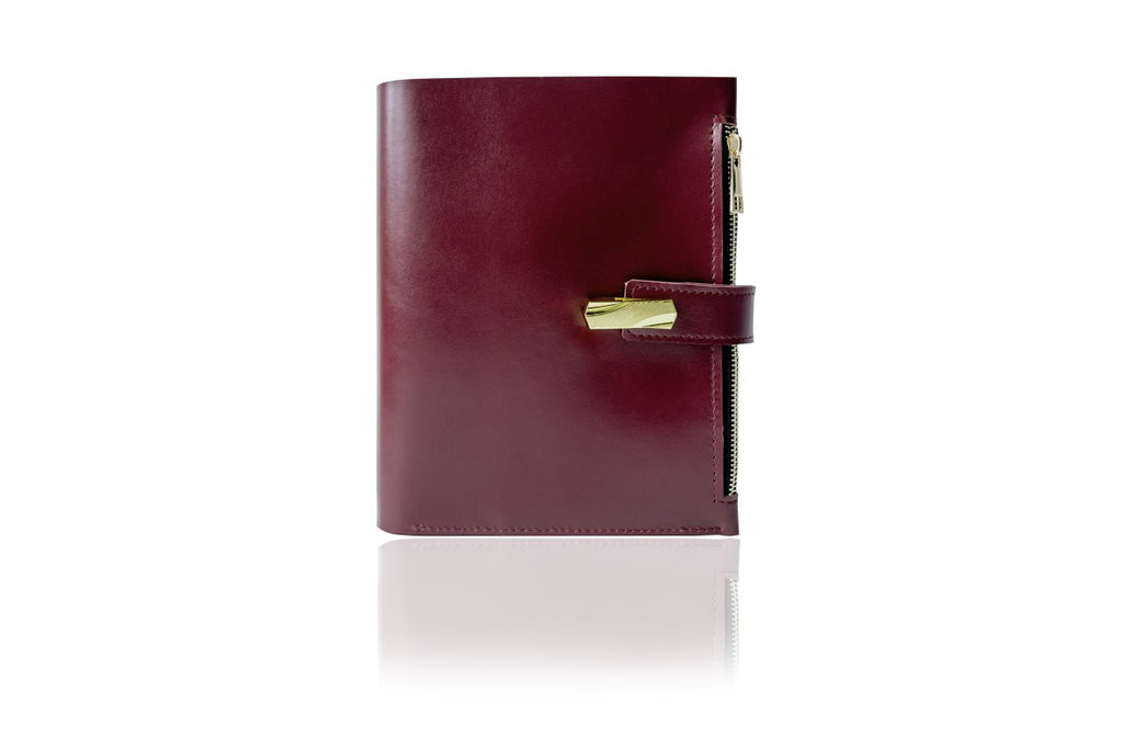 Cyprus, Limassol. Leather cover A5 - for documents A5 and A4 size.
