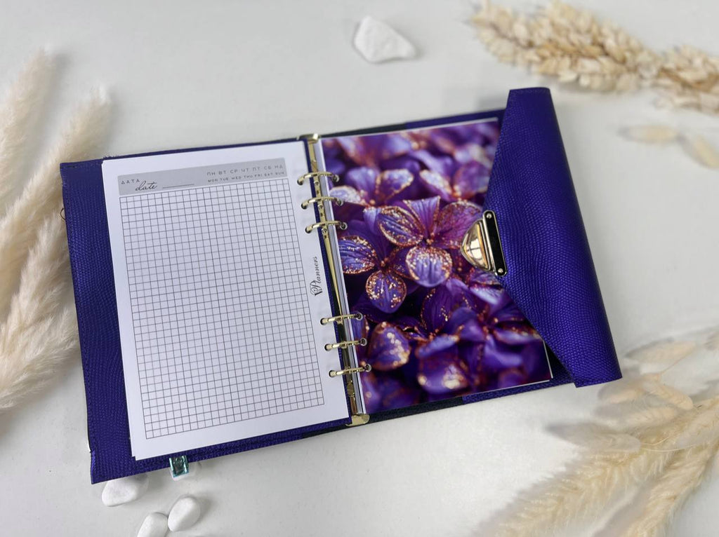 Leather notebook cover A5.