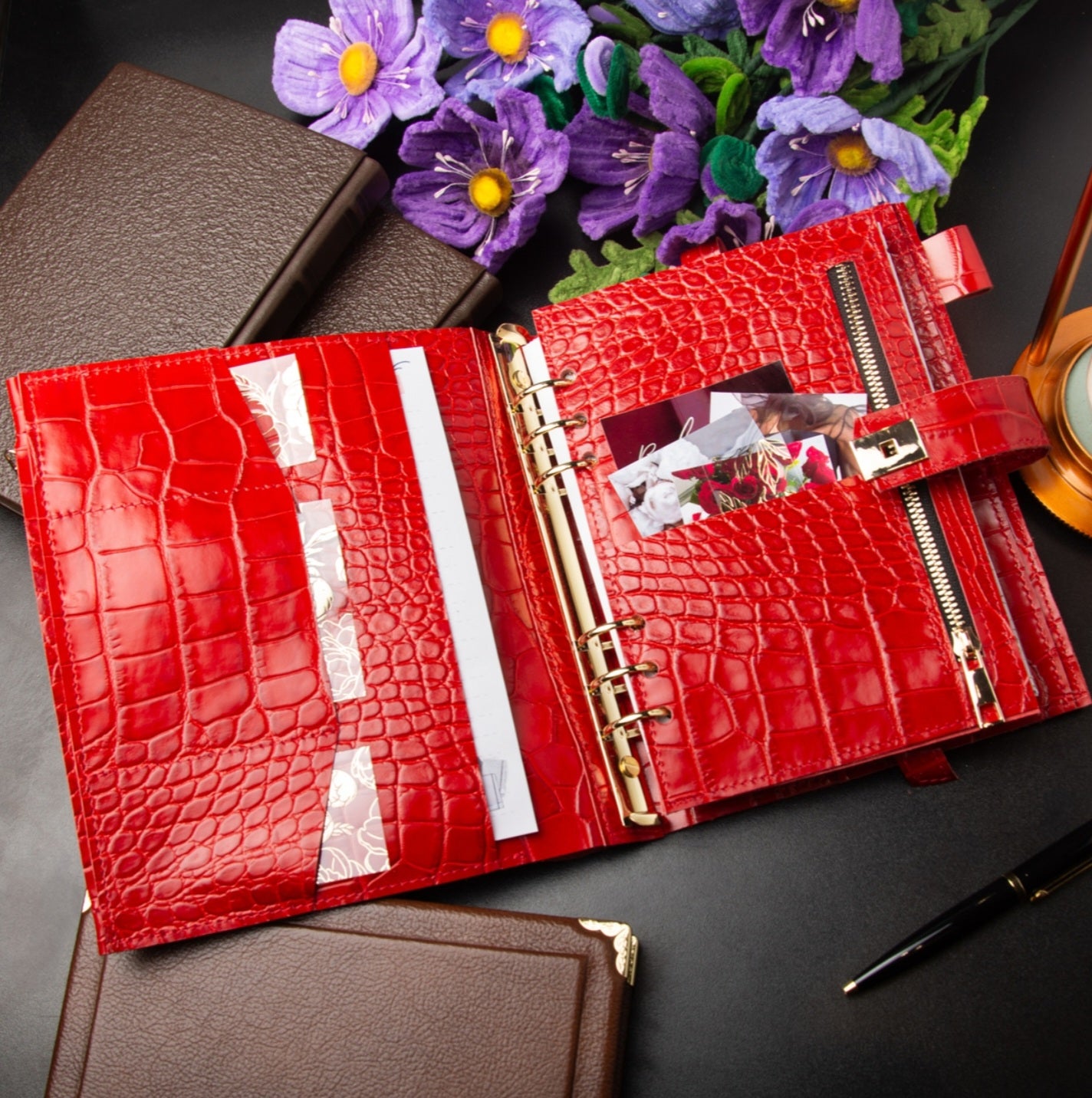 The "Lady's plans" leather planner A5.