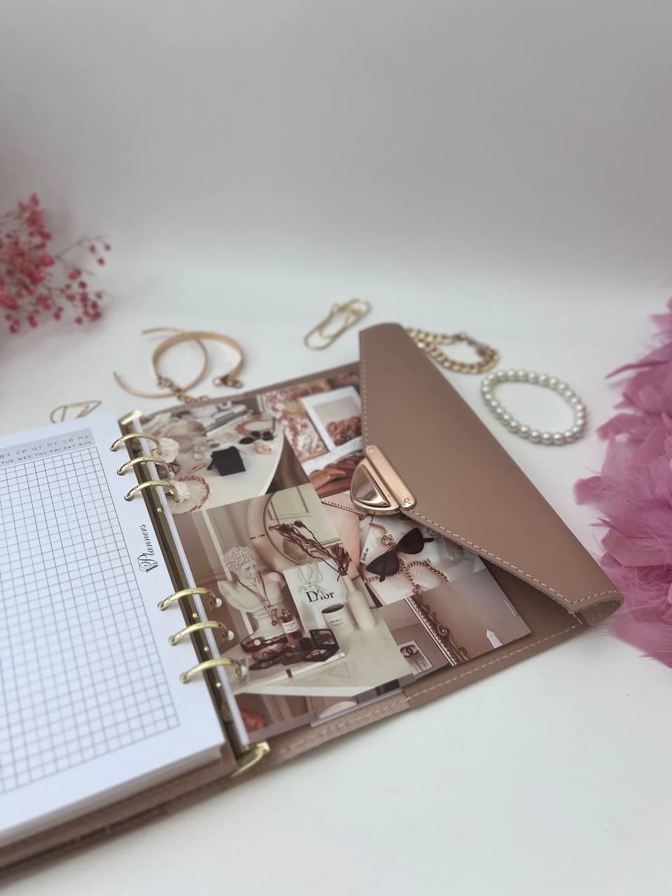 Natural Leather Planner A5, Leather template, A5 ring binder,Binder a5,Leather wallet template,Binder wallet.