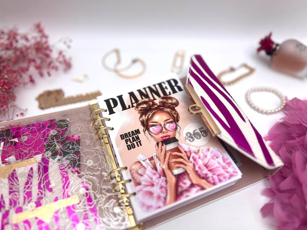 Hard leather cover A5 big binder.