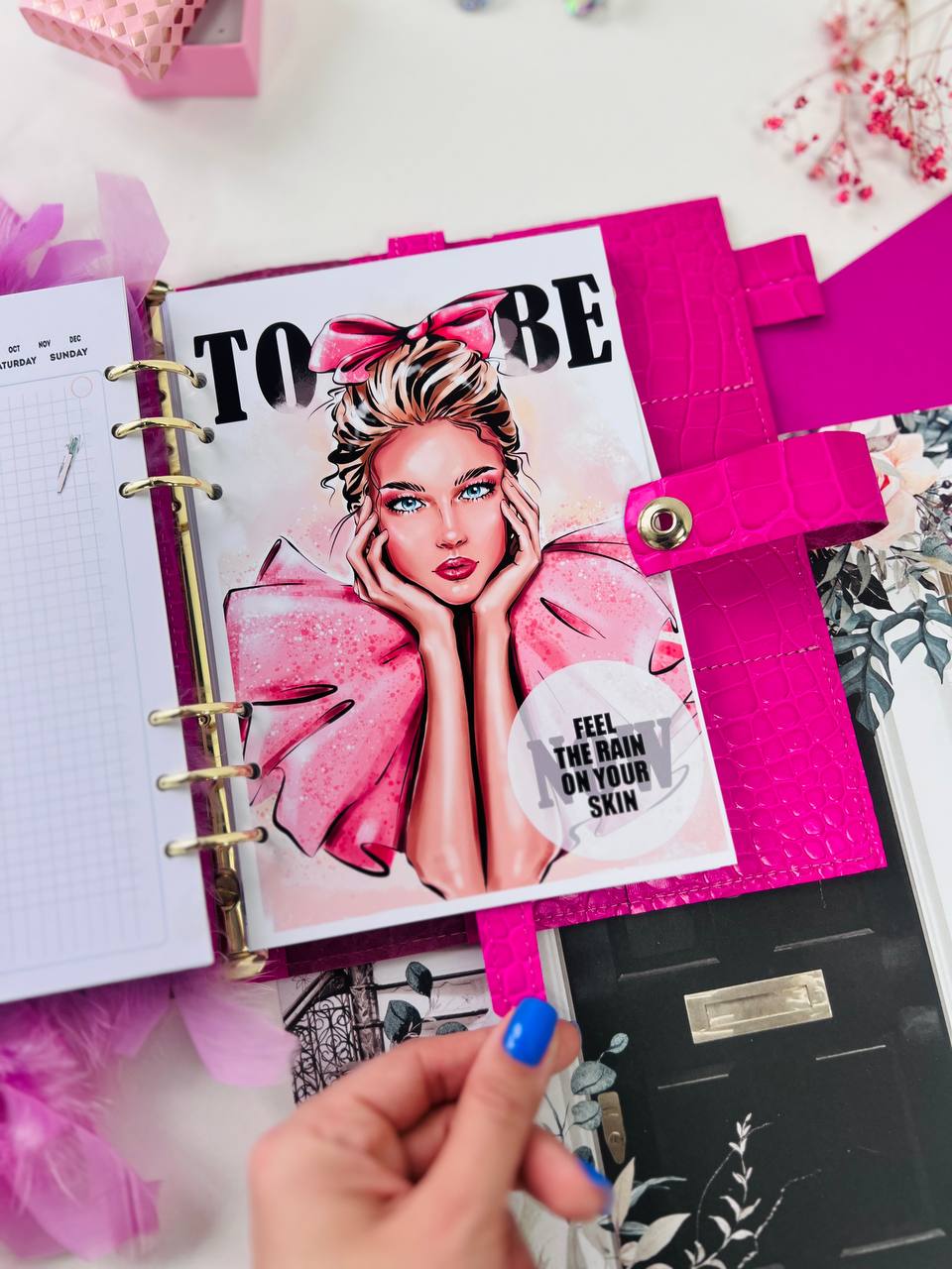 Pink Luxe A5 Planner - Daily Chic Organizer