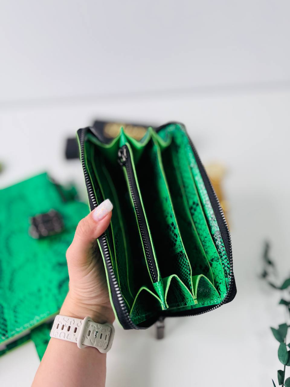 Snake Leather Planner notebook cover A5, Leather Bullet Journal,Leather Sketchbook,Executive Leather Planner,Handmade Leather cover with wallet.