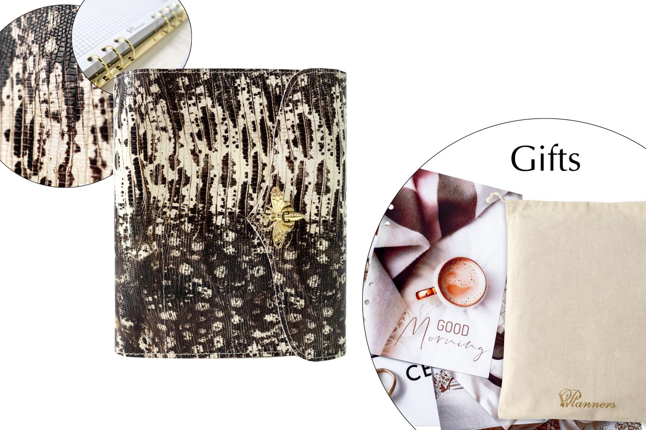 Rare natural Leather notebook cover A5.