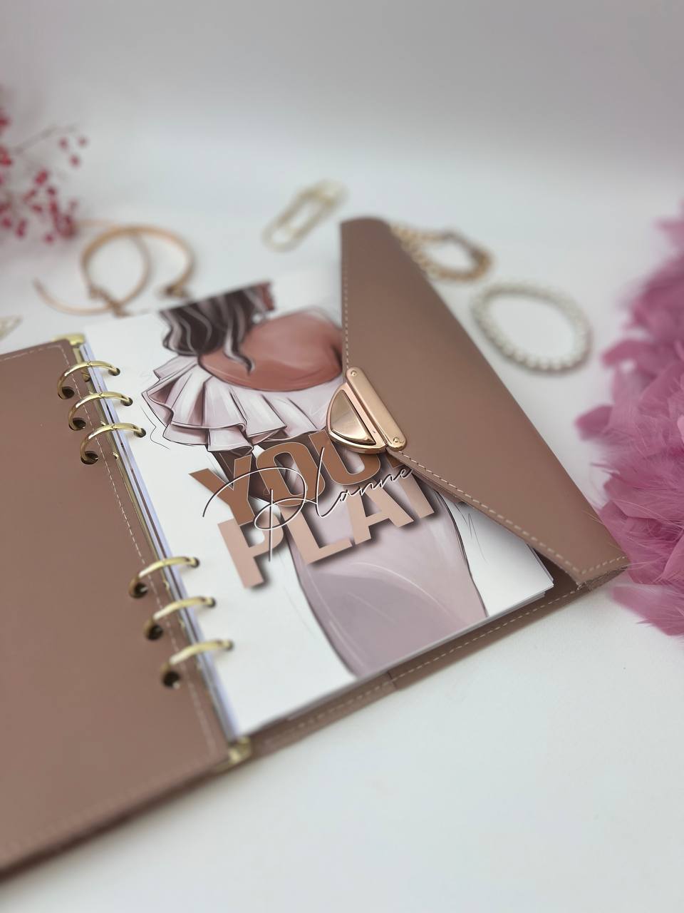 Natural Leather Planner A5, Leather template, A5 ring binder,Binder a5,Leather wallet template,Binder wallet.