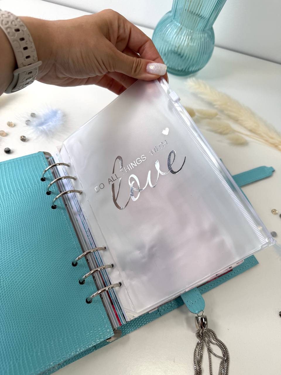 Natural Italian Leather Planner A5, Ringbuch a5, Leather template, A5 ring binder,Binder a5,Leather wallet template,Binder wallet.