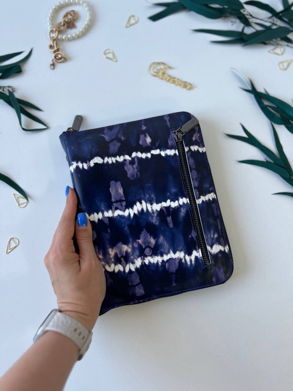 Rare limited edition Leather zipper notebook A5. Natural Leather Planner A5, Leather template, A5 ring binder,Binder a5,Leather wallet template.