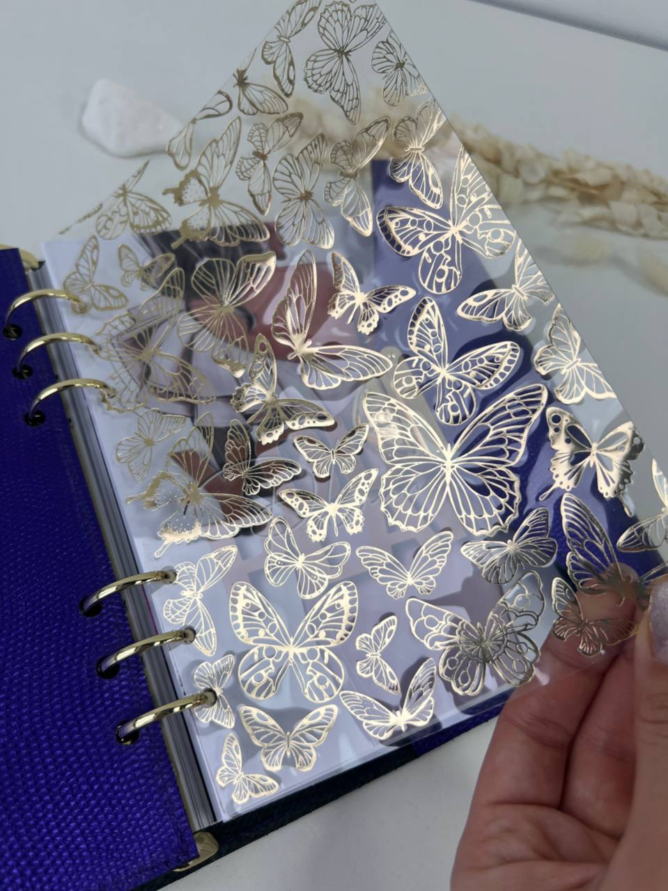 Leather notebook cover A5.