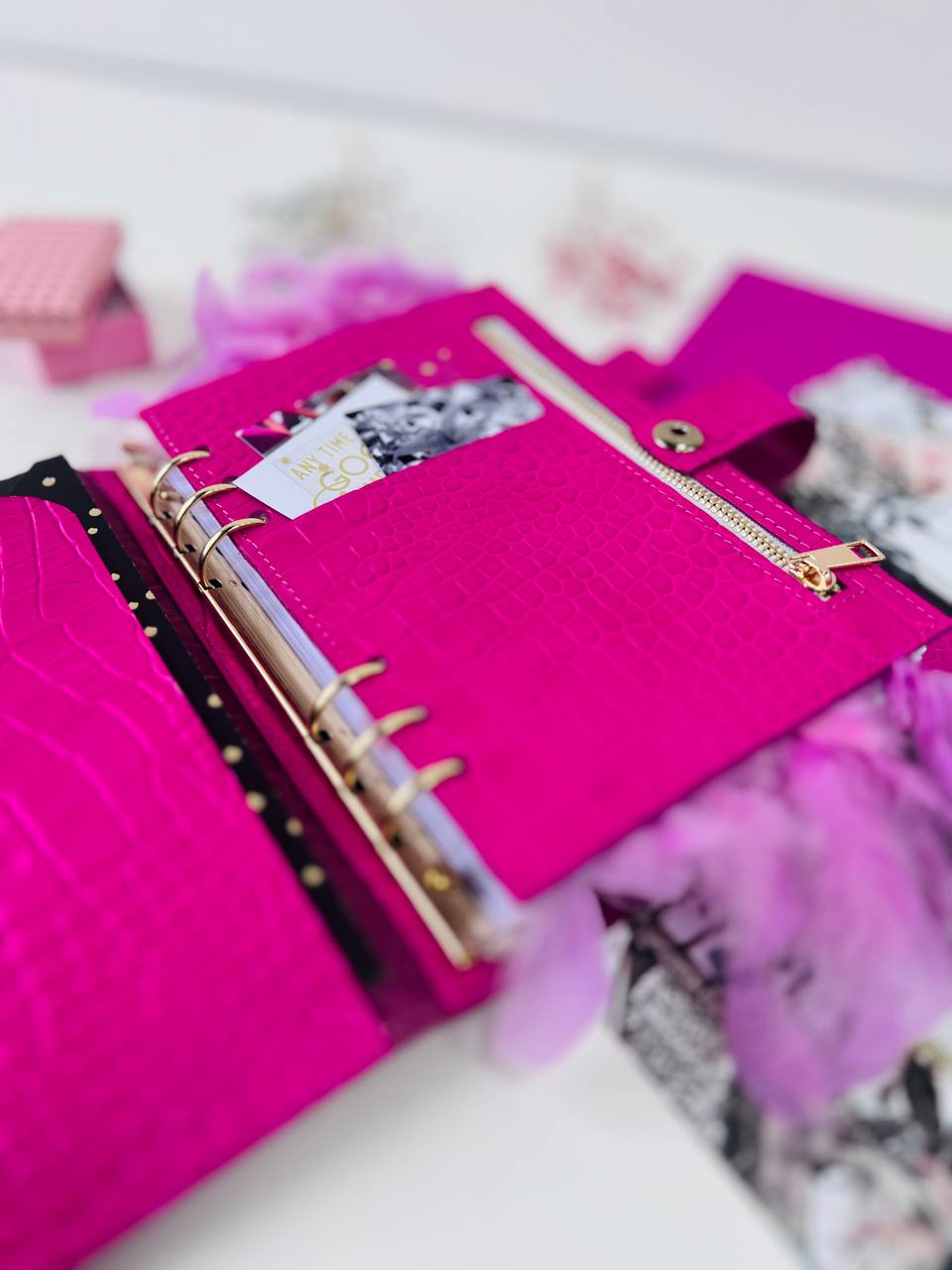 Pink Luxe A5 Planner - Daily Chic Organizer