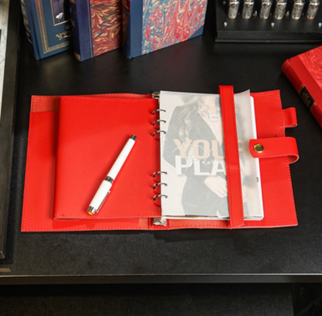 Cyprus, Limassol,  stationery items. Leather notebook cover A5,  classic collection.