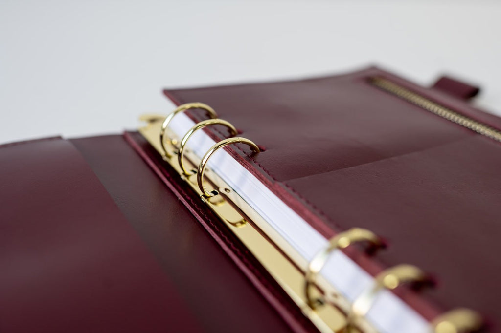 Cyprus, Limassol. Leather cover A5 - for documents A5 and A4 size.