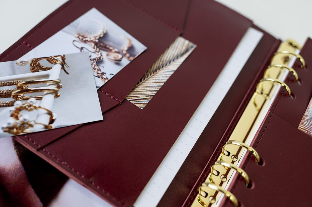 Cyprus, Limassol. Leather cover A5 - for documents A5 and A4 size.