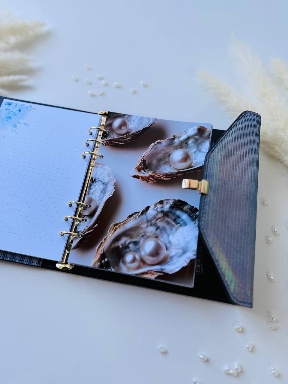 Hard leather cover A5 big binder.