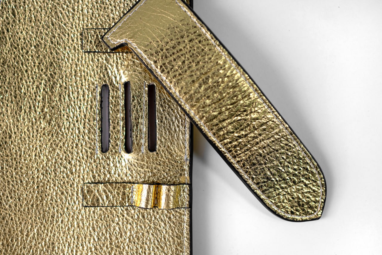 Gold Natural Italian Leather Planner A5, gift for her, perfect planner, Ring Planner Agenda A5 Six Ring Planner and Ring Personal Planner.