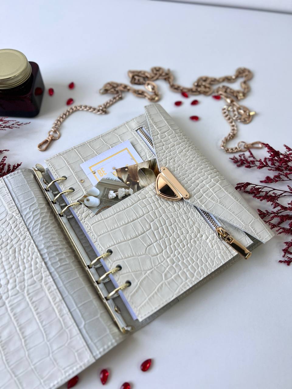 A5 Luxe Leather Notebook Bag Cover