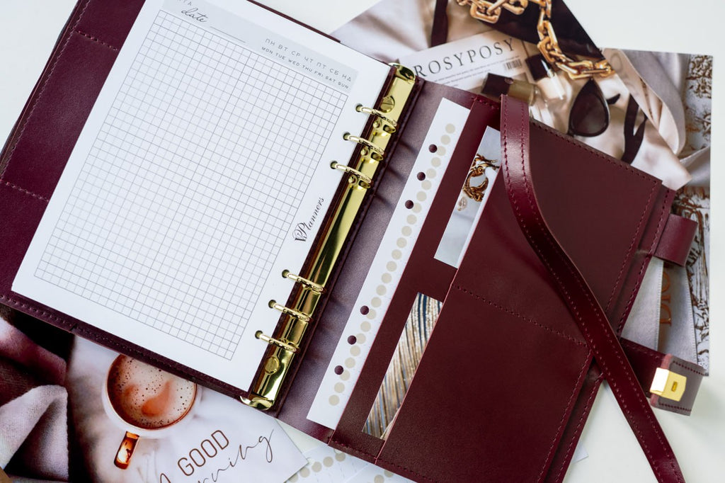 Cyprus, Limassol. Leather cover A5 - for documents A5 and A4 size.