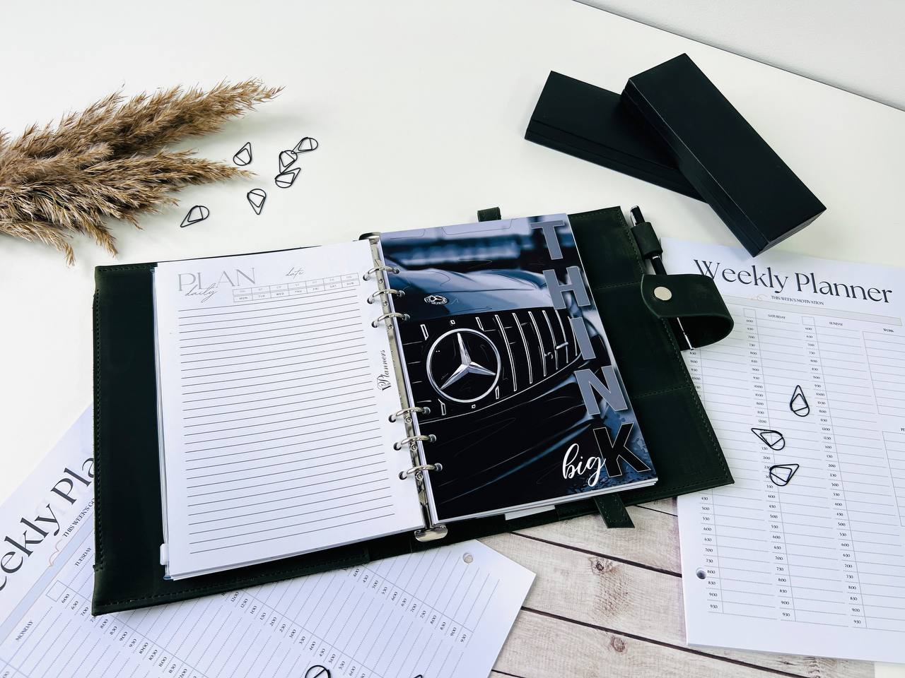 Leather Planner notebook cover A5, Leather Bullet Journal,Leather Sketchbook,Executive Leather Planner,Handmade Leather crazy horse.