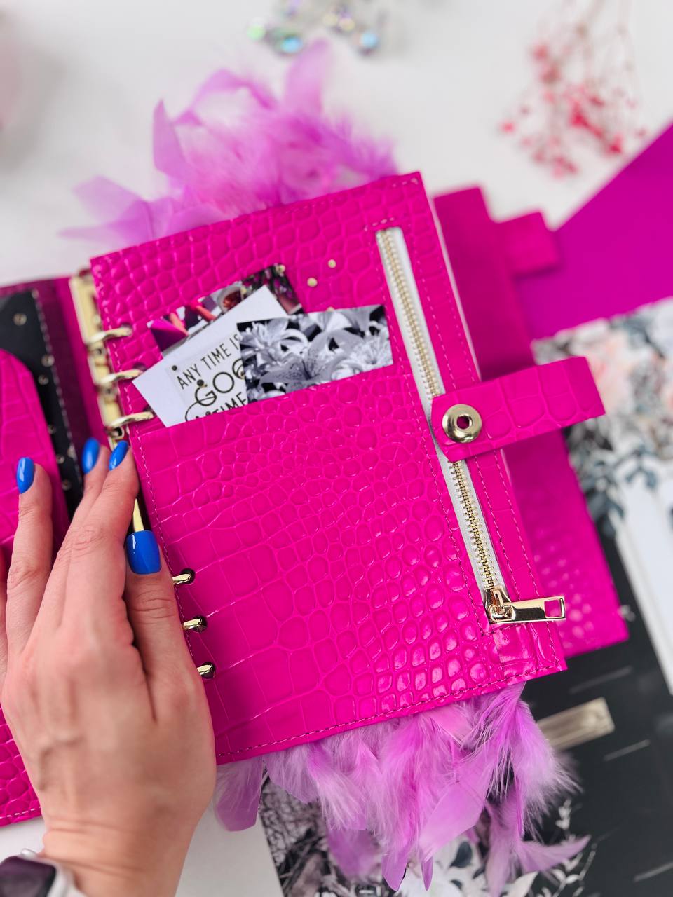 Pink Luxe A5 Planner - Daily Chic Organizer