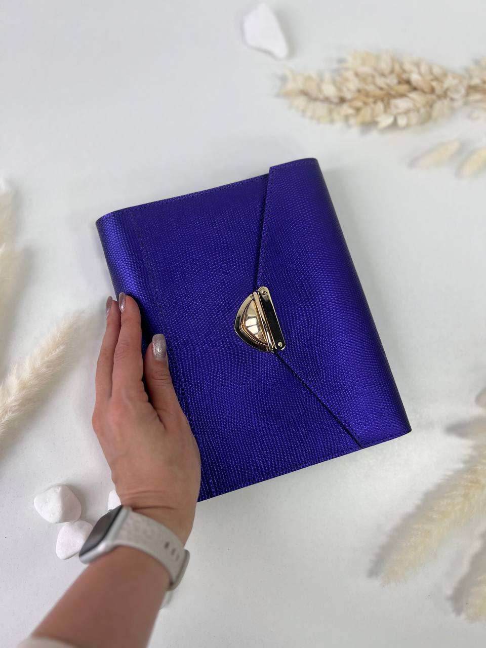 Leather notebook cover A5.