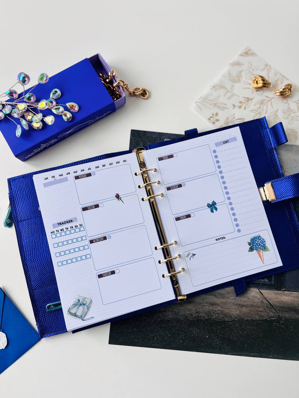 Leather notebook cover A5.