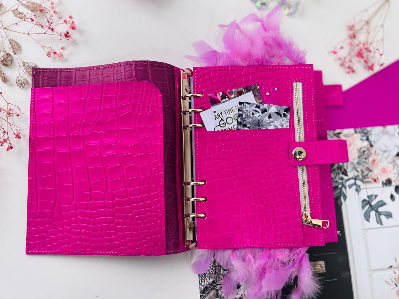 Pink Luxe A5 Planner - Daily Chic Organizer