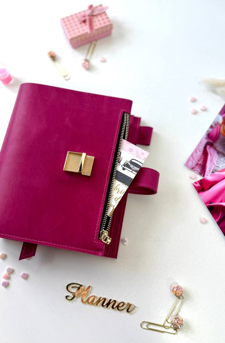 Leather Planner notebook cover A5, Leather Bullet Journal,Leather Sketchbook,Executive Leather Planner,Handmade Leather crazy horse.