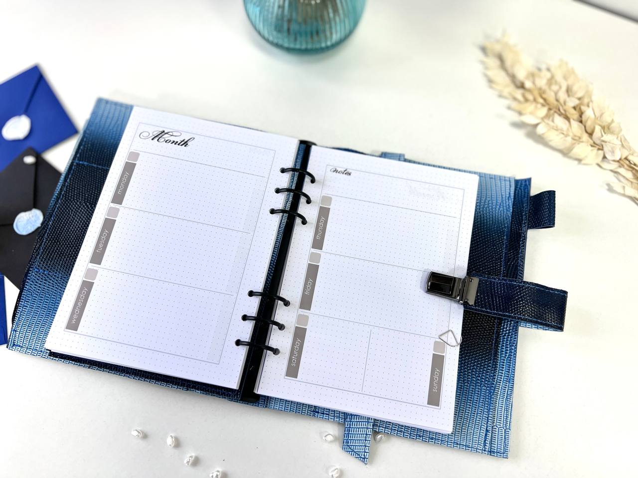 Natural Italian Leather Planner A5, Ringbuch a5, Leather template, A5 ring binder,Binder a5,Leather wallet template,Binder wallet.