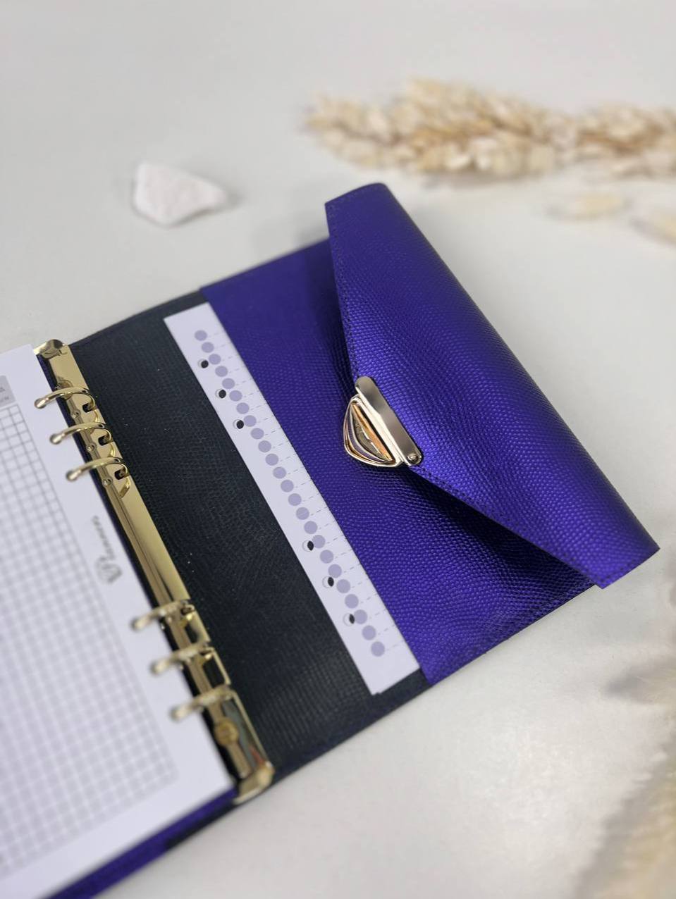 Leather notebook cover A5.