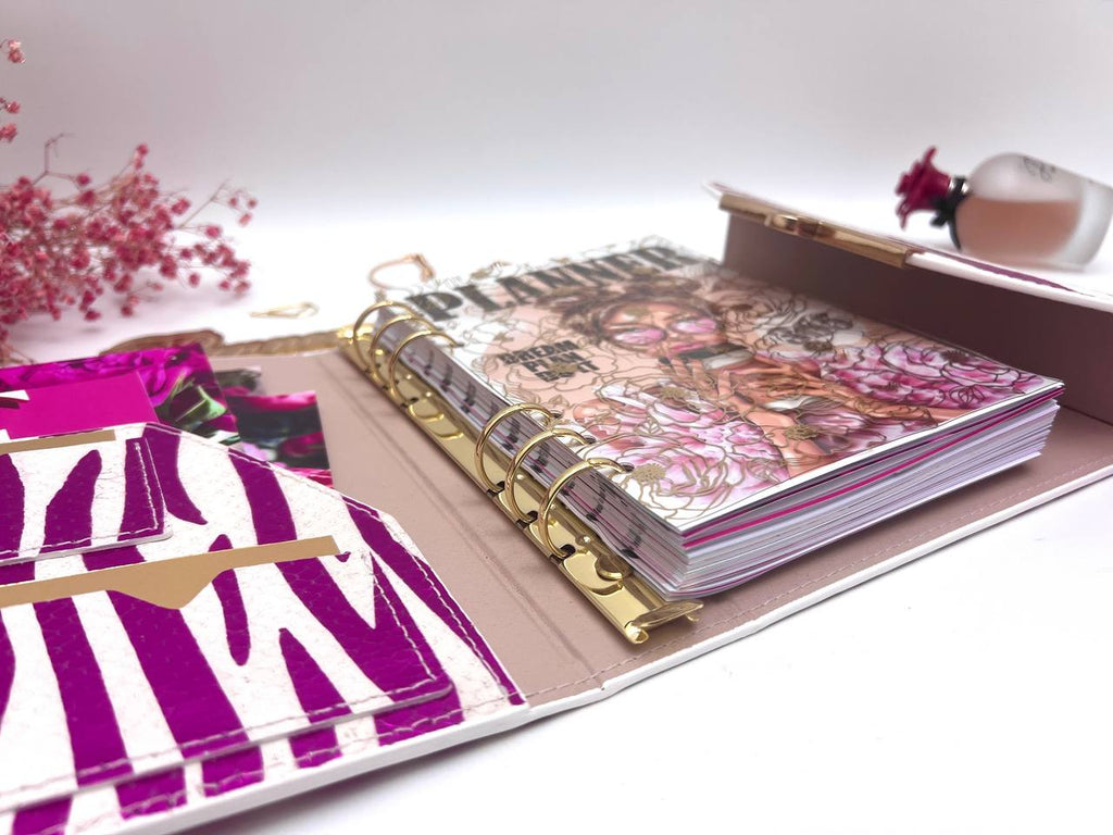 Hard leather cover A5 big binder.