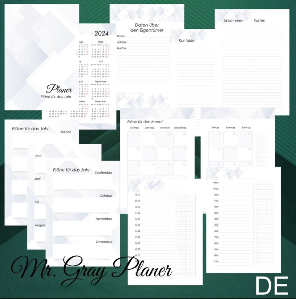 Black Natural Leather Planner A5 binder 6 rings, black classic leather notebook cover with binder 6 rings for documents format A4 and A5.