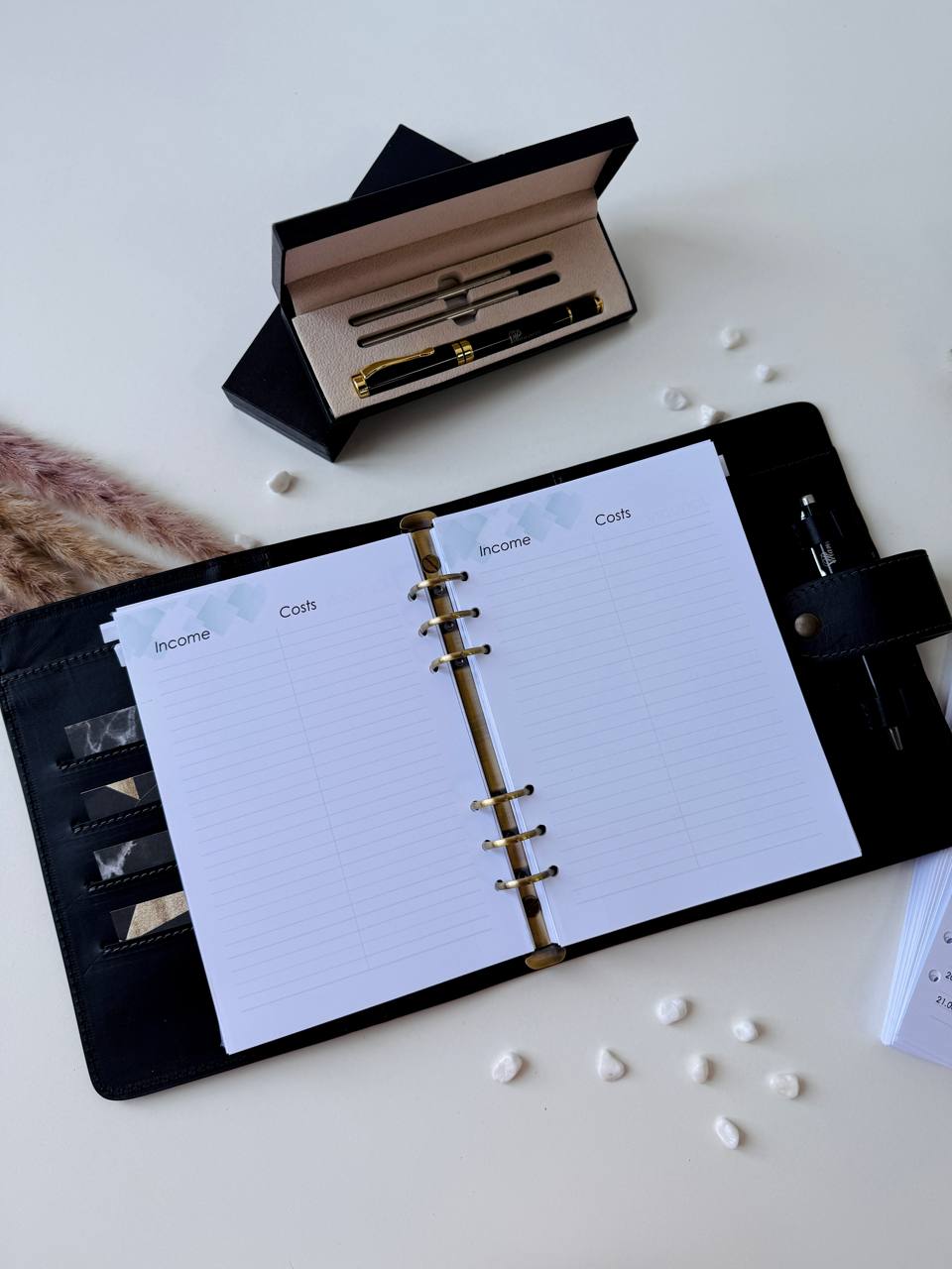 All-in-One Planning System: Daily Planner, Budget & Schedule Inserts. Dated 2026 planner. Gift for him. Gift for boss. Gift for father.