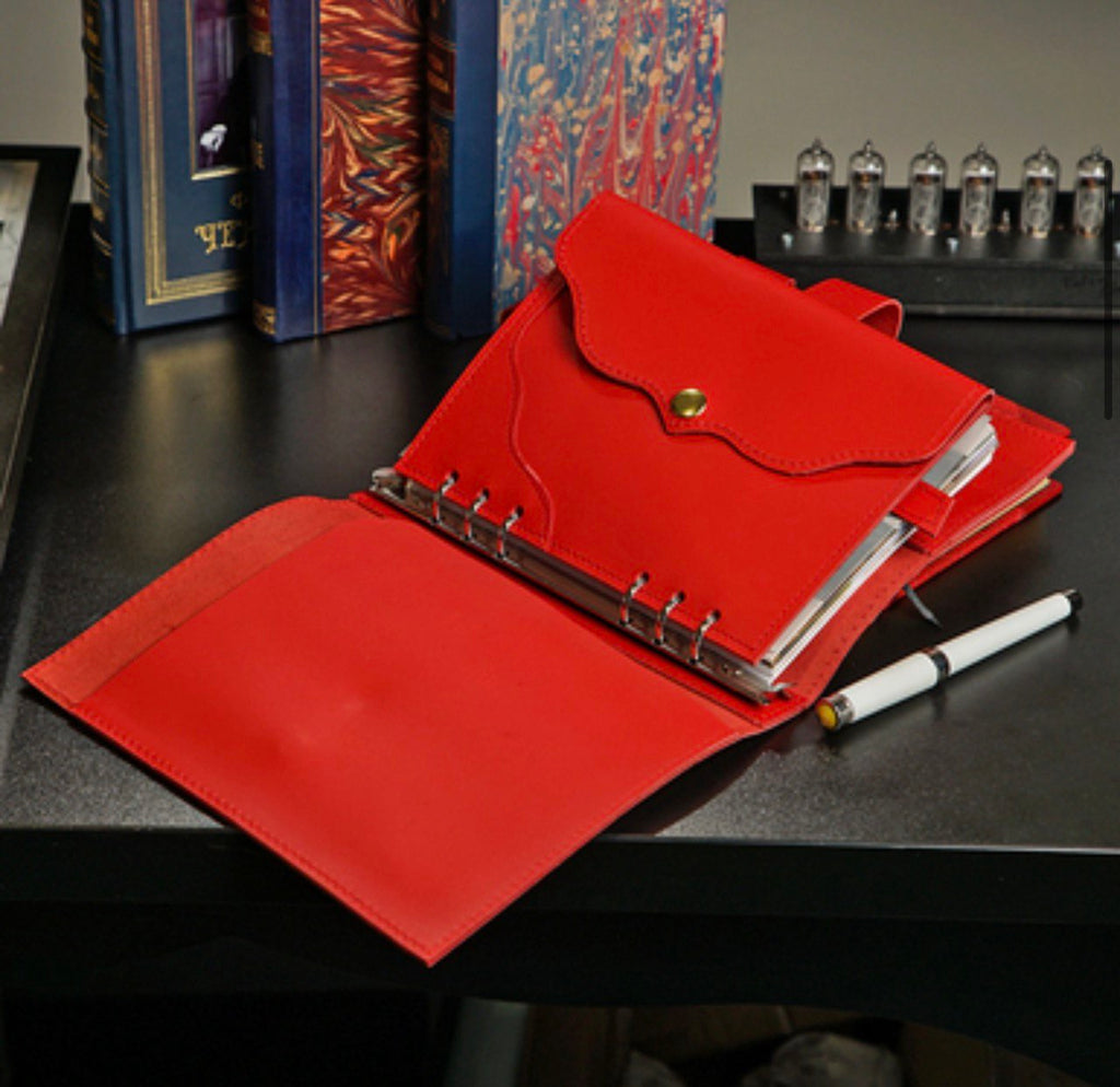 Cyprus, Limassol,  stationery items. Leather notebook cover A5,  classic collection.