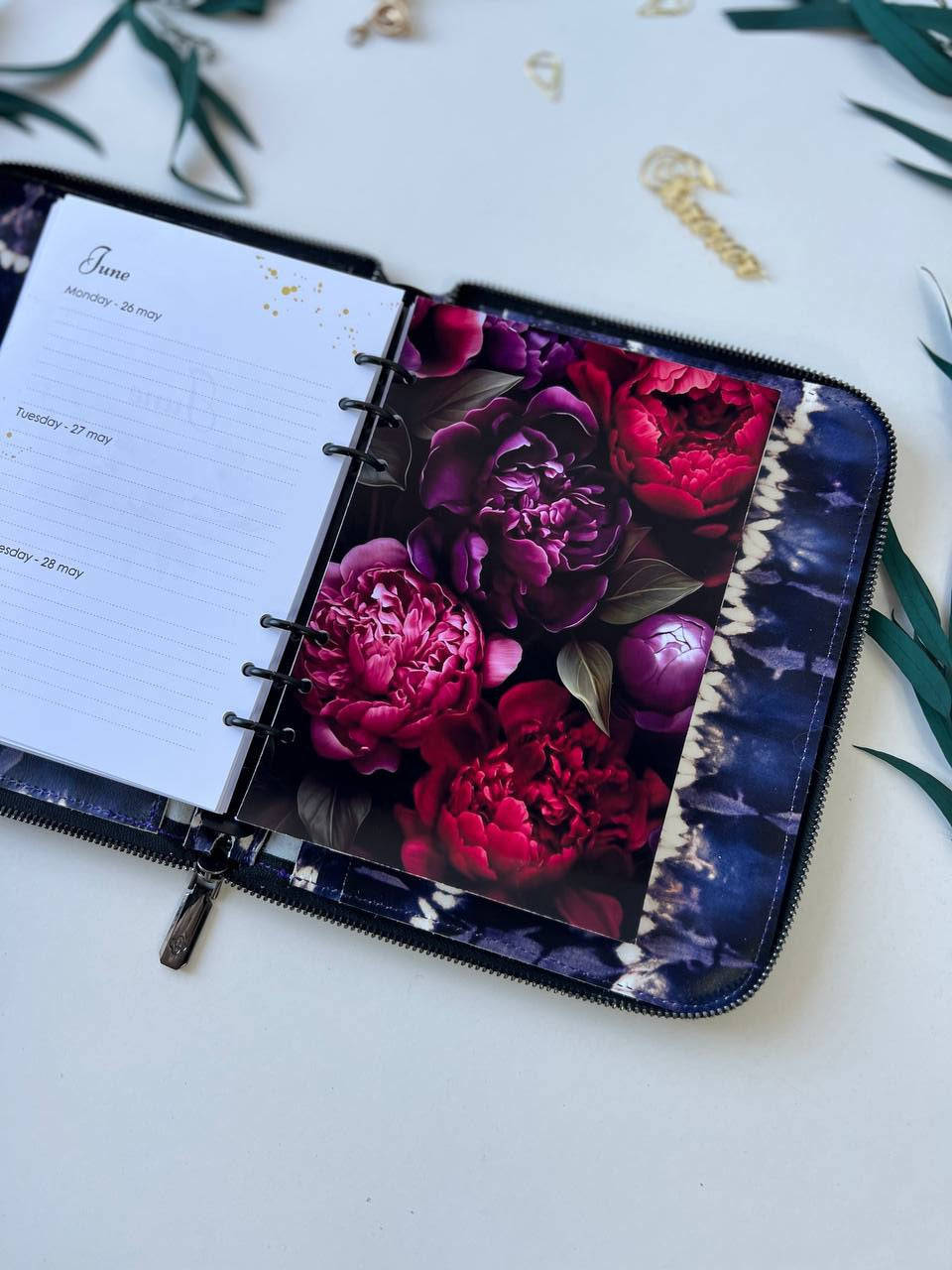 Rare limited edition Leather zipper notebook A5. Natural Leather Planner A5, Leather template, A5 ring binder,Binder a5,Leather wallet template.