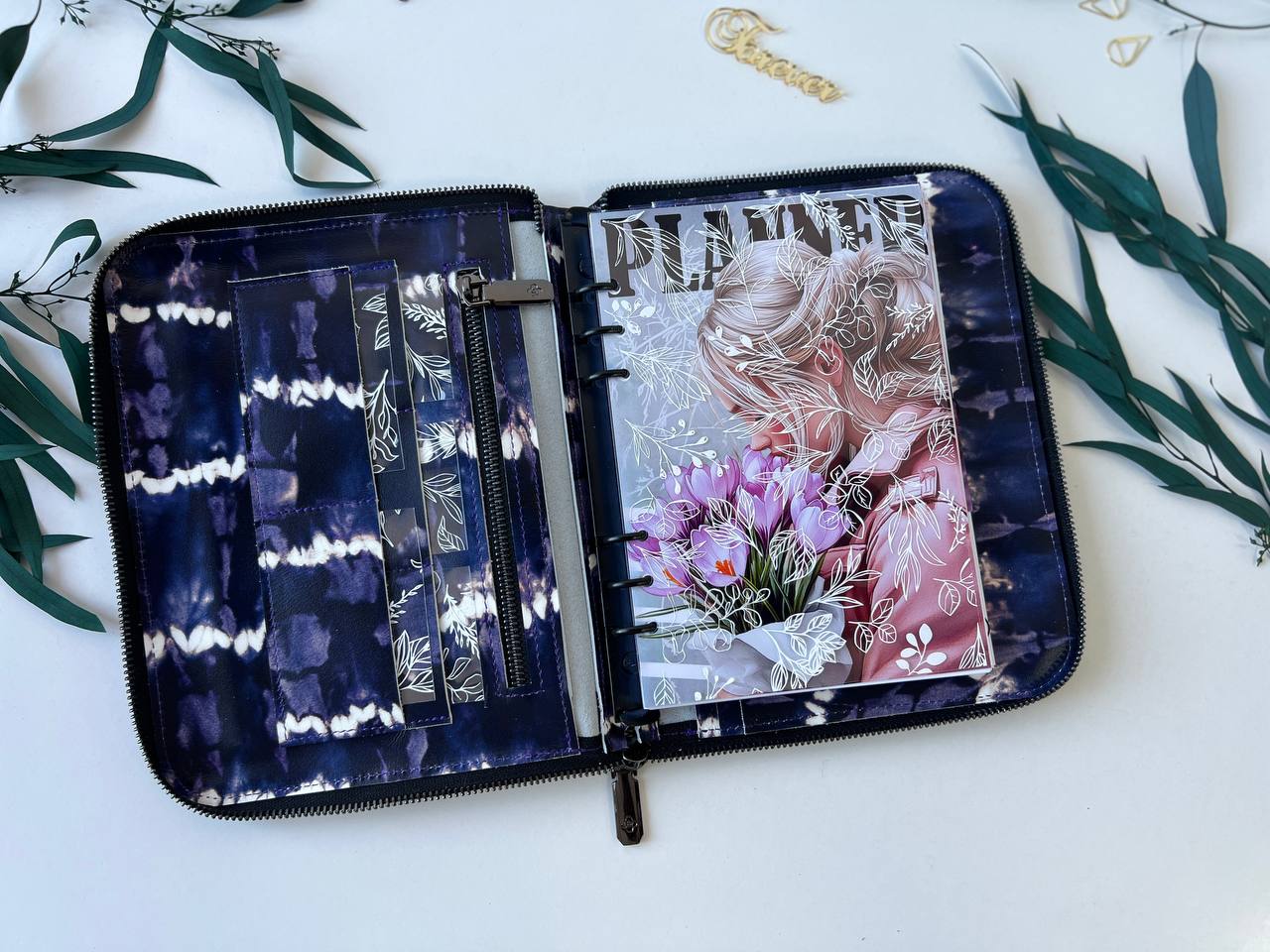 Rare limited edition Leather zipper notebook A5. Natural Leather Planner A5, Leather template, A5 ring binder,Binder a5,Leather wallet template.