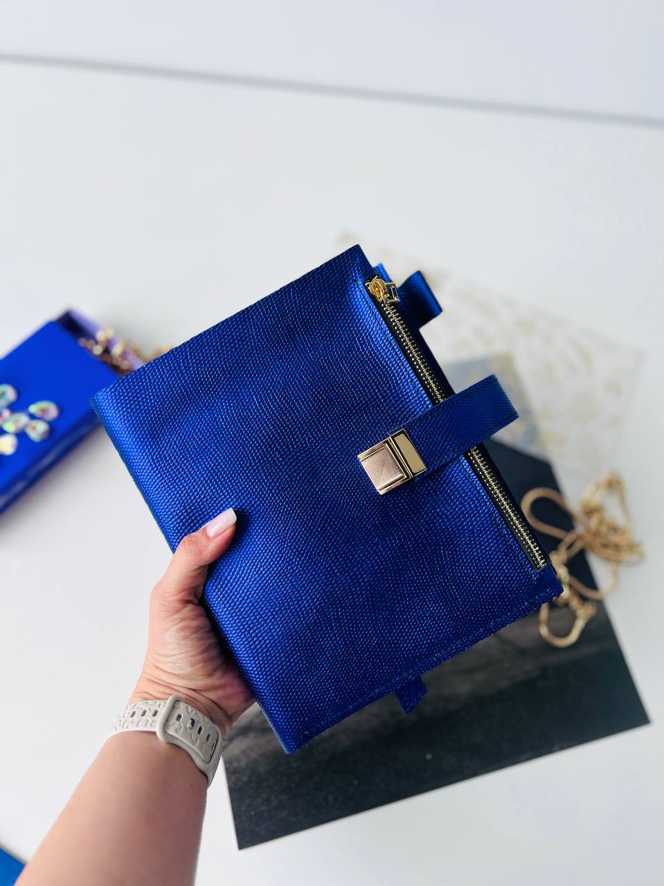 Leather notebook cover A5.