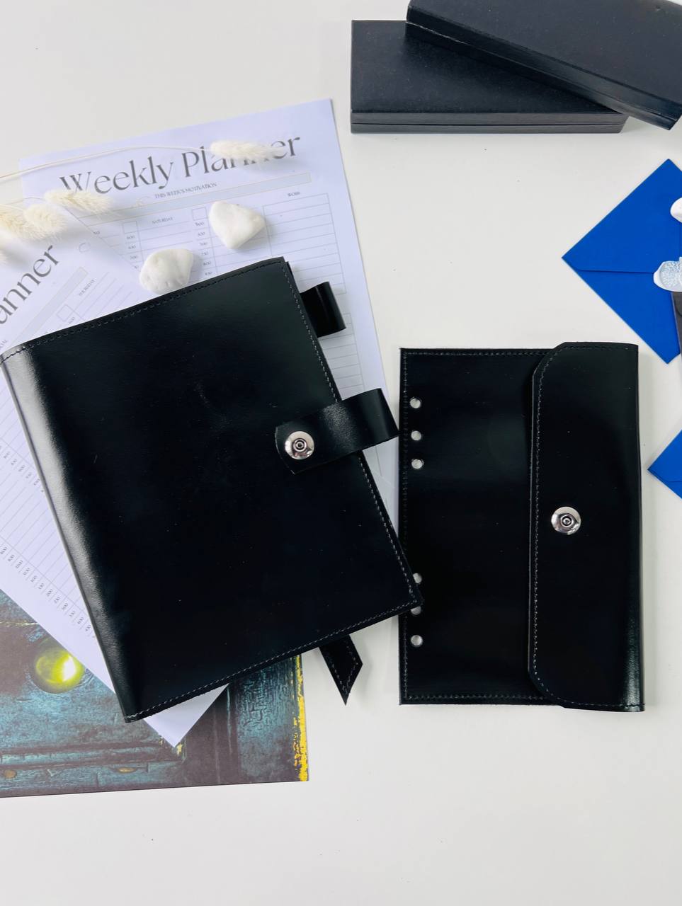 Leather classic notebook cover A5 with binder 6 rings, Leather template, A5 ring binder, Leather wallet template,Binder wallet.