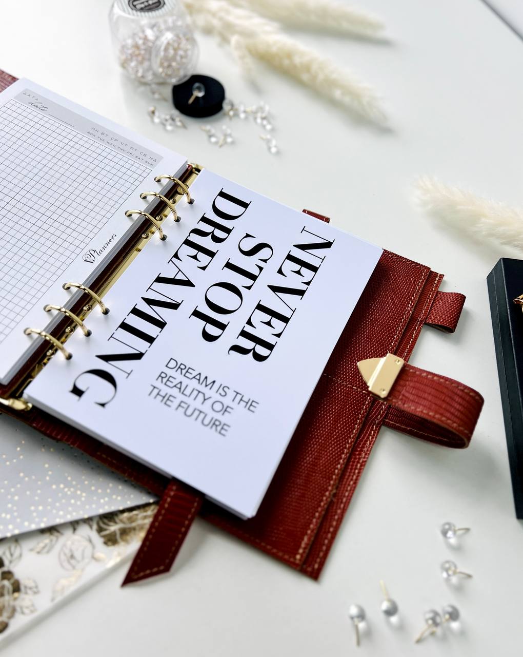 Cyprus, Limassol. Natural Italian Leather Planner A5, Ringbuch a5, Leather template, A5 ring binder,Binder a5,Leather wallet template,Binder wallet.