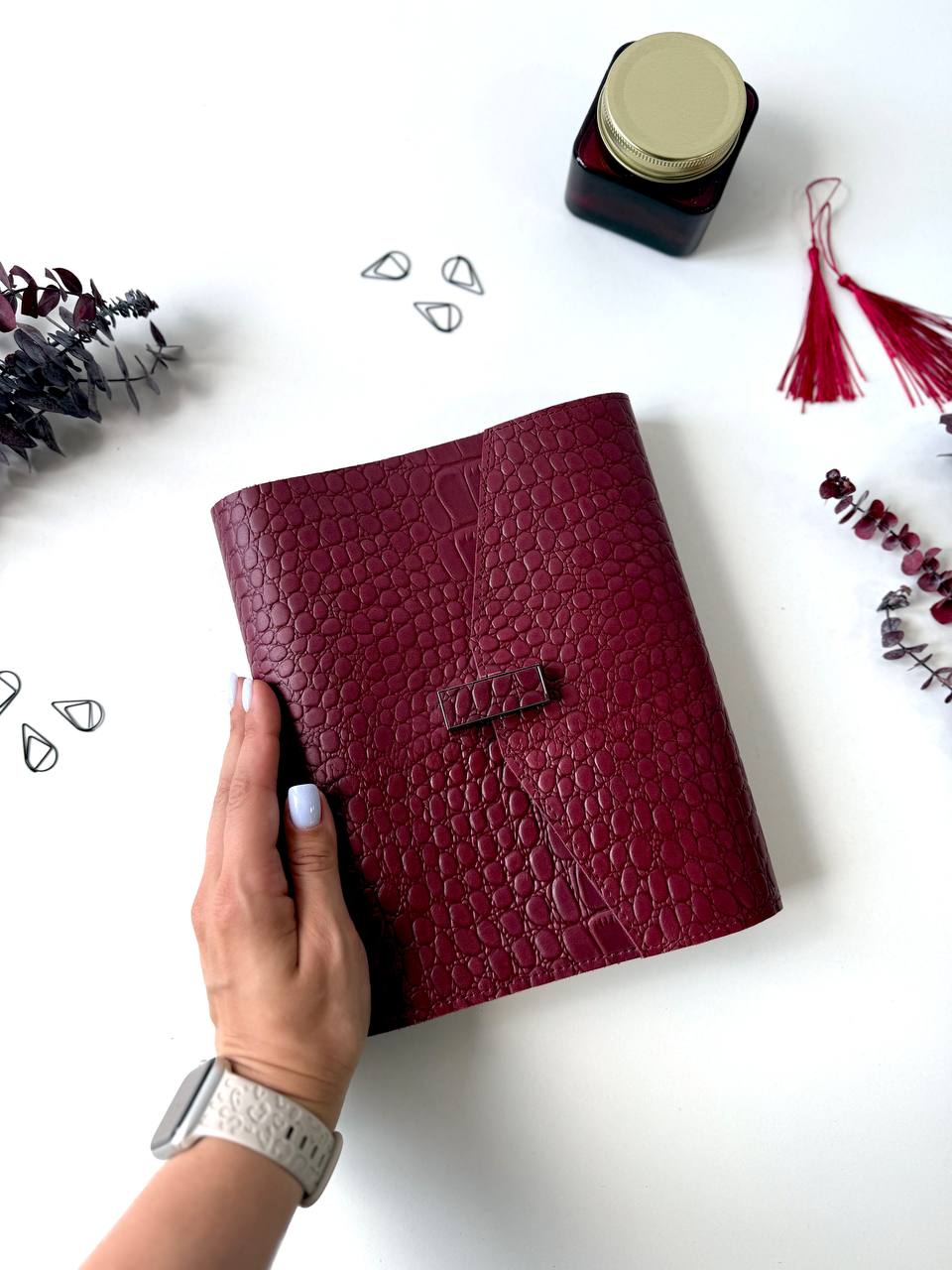 Natural Leather Planner A5, Ringbuch a5, Leather template, A5 ring binder,Binder a5,Leather wallet template,Binder wallet.