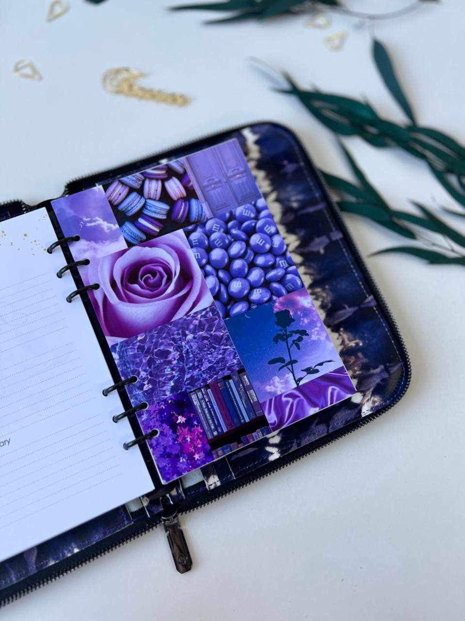 Rare limited edition Leather zipper notebook A5. Natural Leather Planner A5, Leather template, A5 ring binder,Binder a5,Leather wallet template.