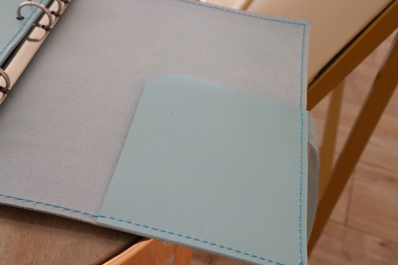 Cyprus, Limassol,  stationery items. Leather notebook cover A5,  classic collection.